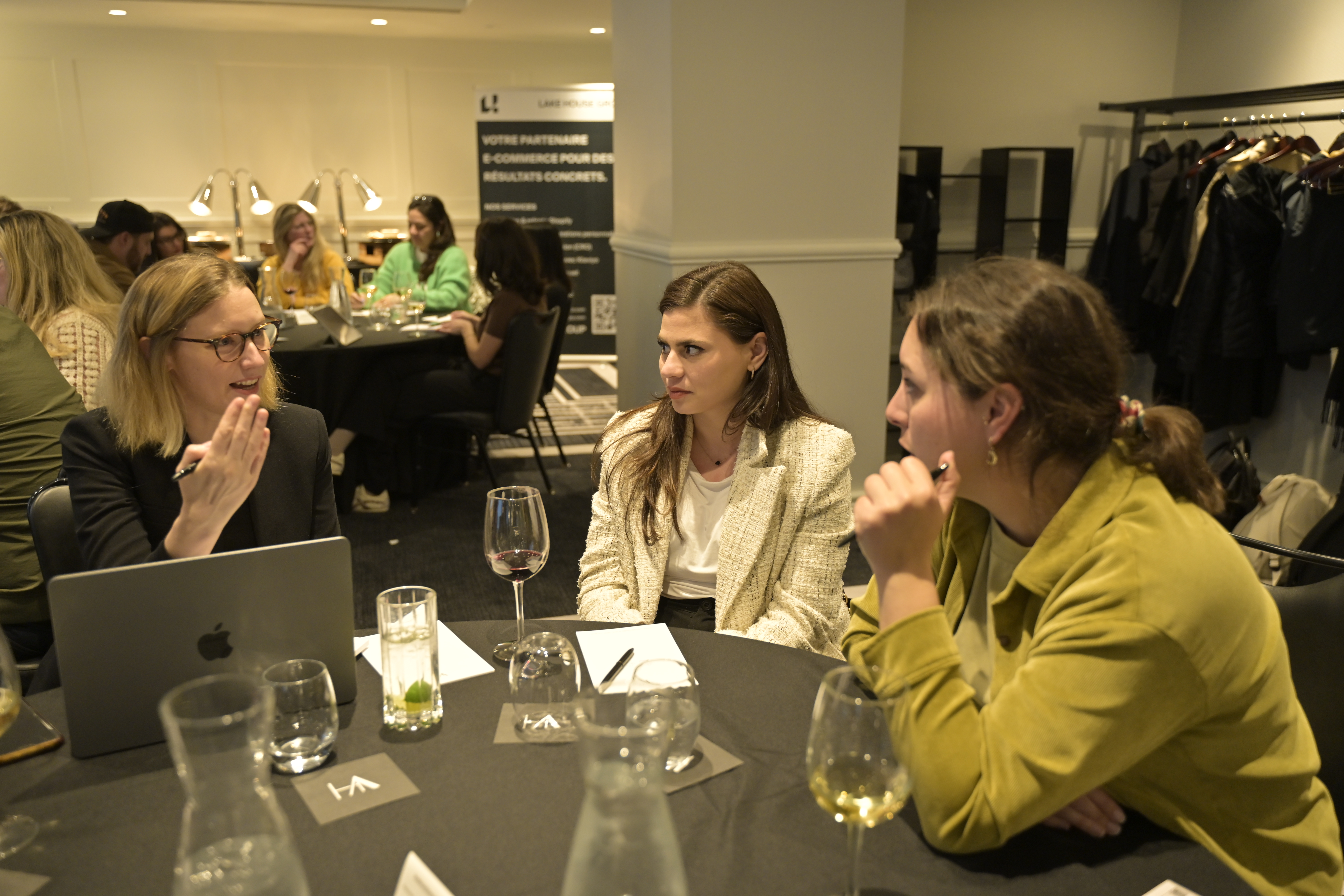 Lake House Group team at a client event